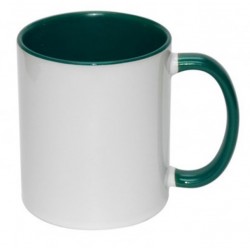 Kubek biały z kolorowym...