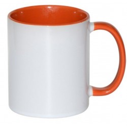 Kubek biały z kolorowym...