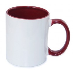 Kubek biały z kolorowym...