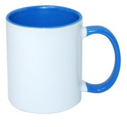 Kubek biały z kolorowym...