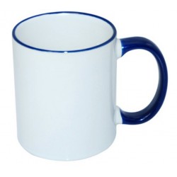 Kubek biały z kolorowym...