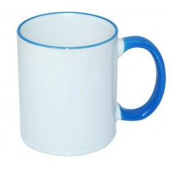 Kubek biały z kolorowym...