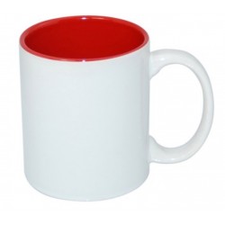 Kubek biały z kolorowym...