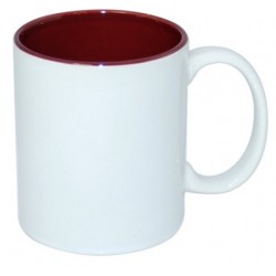 Kubek biały z kolorowym...