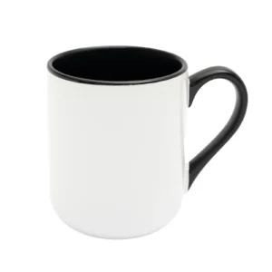 KUBEK BIAŁY COFFEE WNĘTRZE I UCHO CZARNE (FUNNY, COMBO) 330 ML